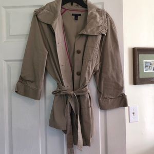 NWOT. Tommy Hilfiger khaki jacket.